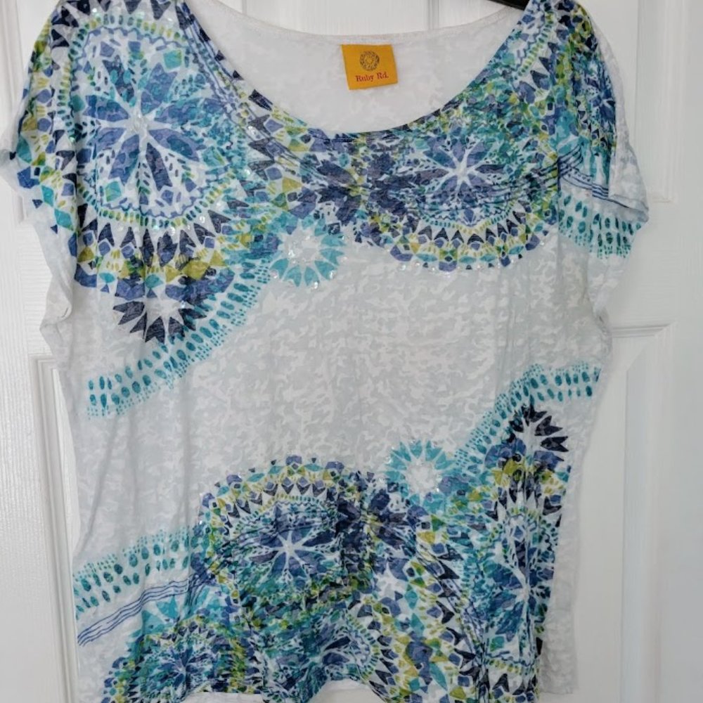 Ruby Rd S/S summery top XL